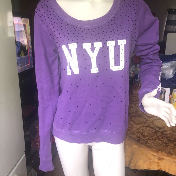 Pink Victoria’s Secret collegiate Sweatershirt - Picture 1 of 6
